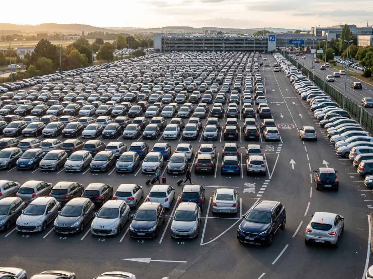 stationner près d’un aéroport